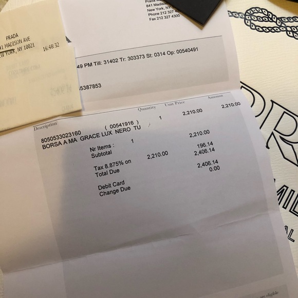 ( 💄SOLD 💄) !! Prada ! Black office bag . - Picture 8 of 8